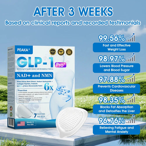 ๐ฌ๐งPEAKAยฎ GLP-1 & NAD+ Slimming & health NANO MICRONEEDLE PATCHยฎ๐ฌ๐ง(Zero Pain. 24/7 Release | Lose 20lbs FAST | 90% Sugar Drop | )๐จโโ๏ธ
